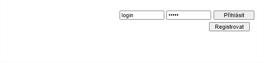 přihlášení